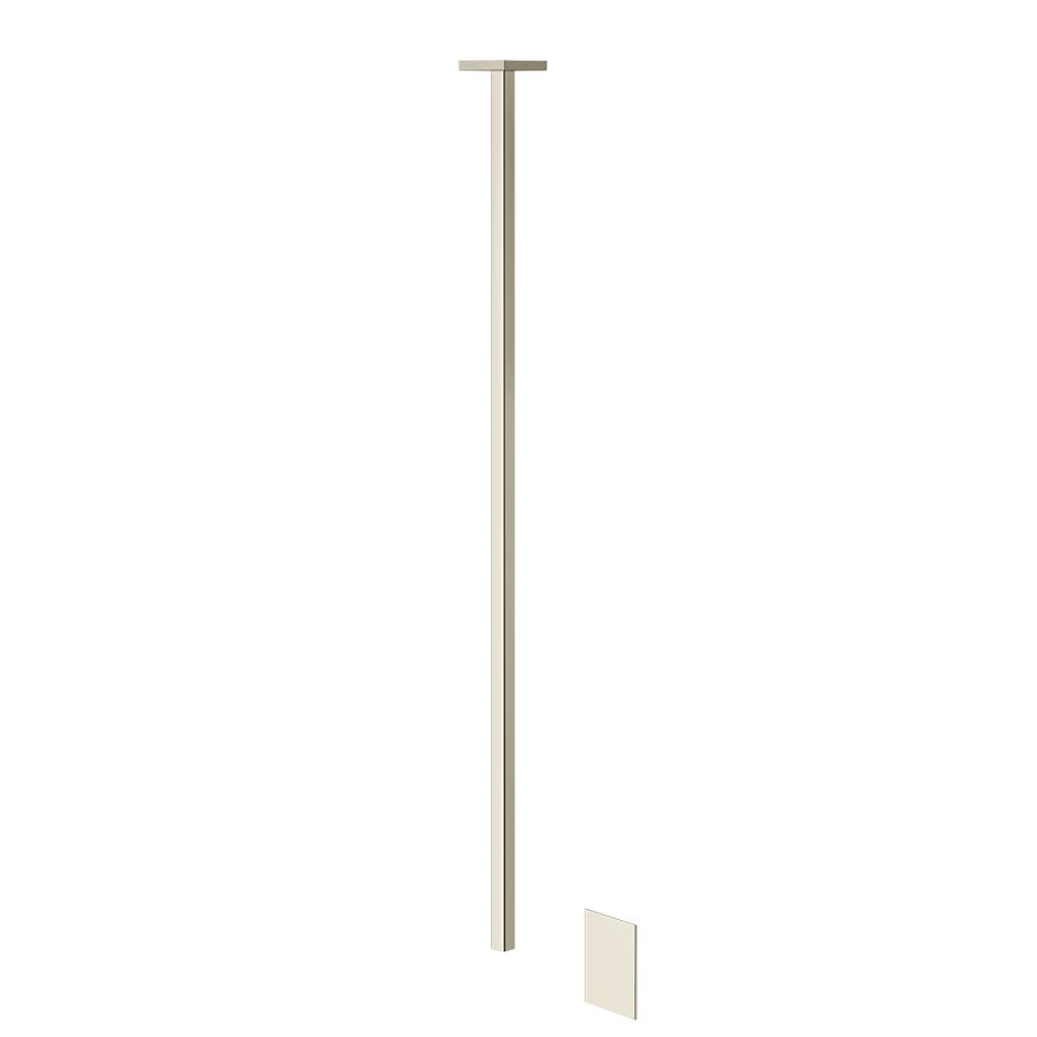 Sensor Taps External part for Ceiling-mounted Electronic mixer with temperature and wa - 59024 Built In Parts GESSI Nickel PVD