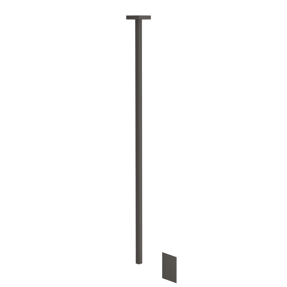 Sensor Taps External part for Ceiling-mounted Electronic mixer, lenght on request, wit - 59026 Built In Parts GESSI Black Metal Brushed PVD