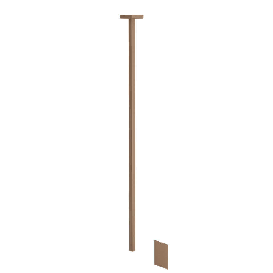 Sensor Taps External part for Ceiling-mounted Electronic mixer, lenght on request, wit - 59026 Built In Parts GESSI Copper Brushed PVD