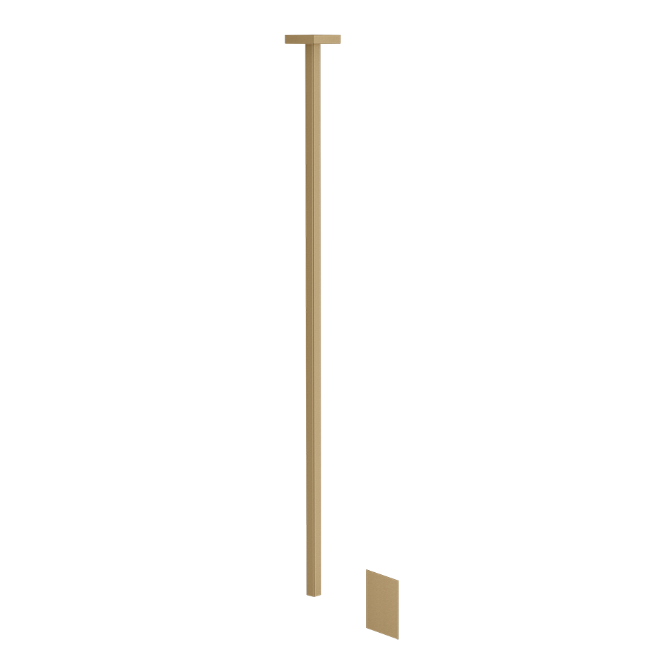 Sensor Taps External part for Ceiling-mounted Electronic mixer, lenght on request, wit - 59026 Built In Parts GESSI Warm Bronze Brushed PVD