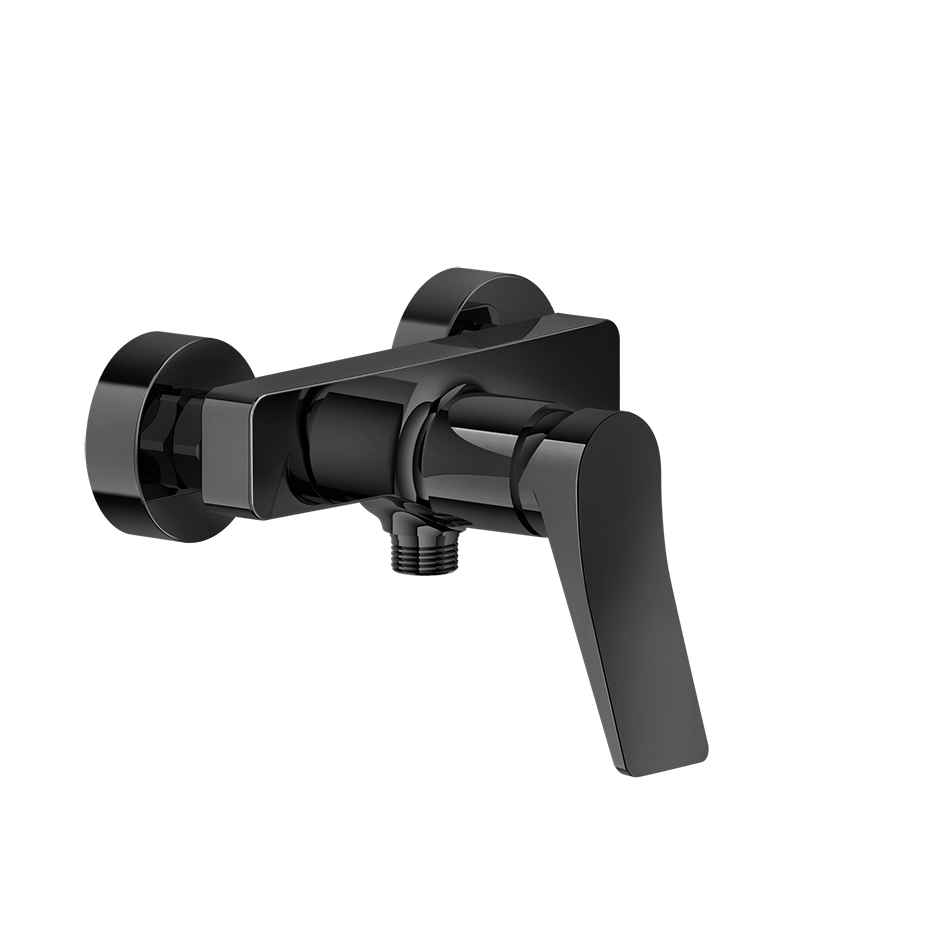 Rilievo Shower Mixer - 59031 Bathroom Accessories GESSI Black Metal PVD