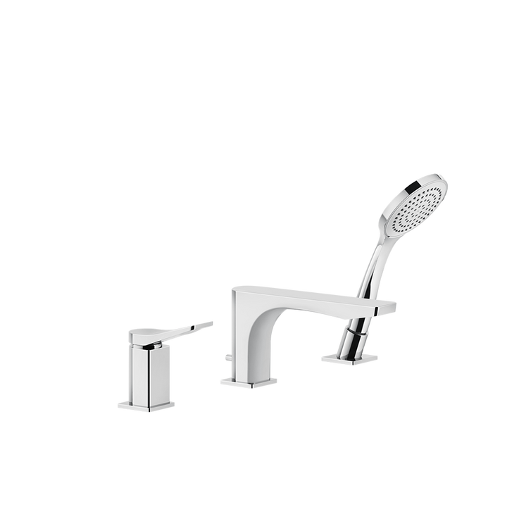 Rilievo Three Hole Bath Mixer- 59037 Bathroom Accessories GESSI Chrome