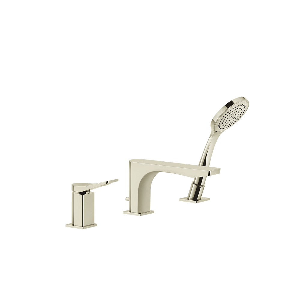 Rilievo Three Hole Bath Mixer- 59037 Bathroom Accessories GESSI Nickel PVD