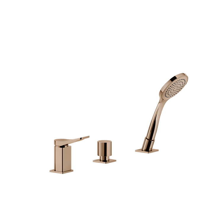Rilievo Three Hole Bath Mixer- 59043 Bathroom Accessories GESSI Copper PVD