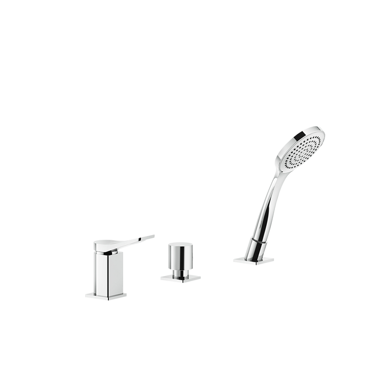 Rilievo Three Hole Bath Mixer- 59043 Bathroom Accessories GESSI Chrome