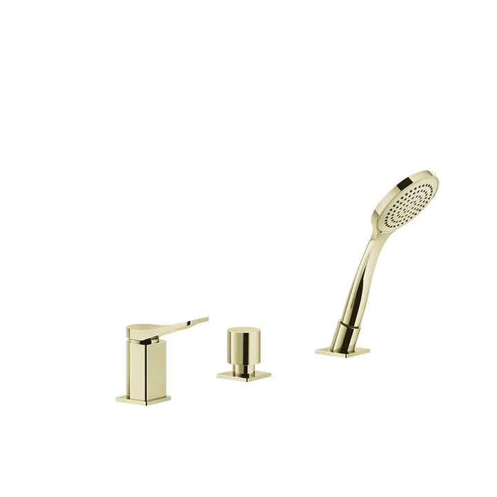 Rilievo Three Hole Bath Mixer- 59043 Bathroom Accessories GESSI Brass PVD