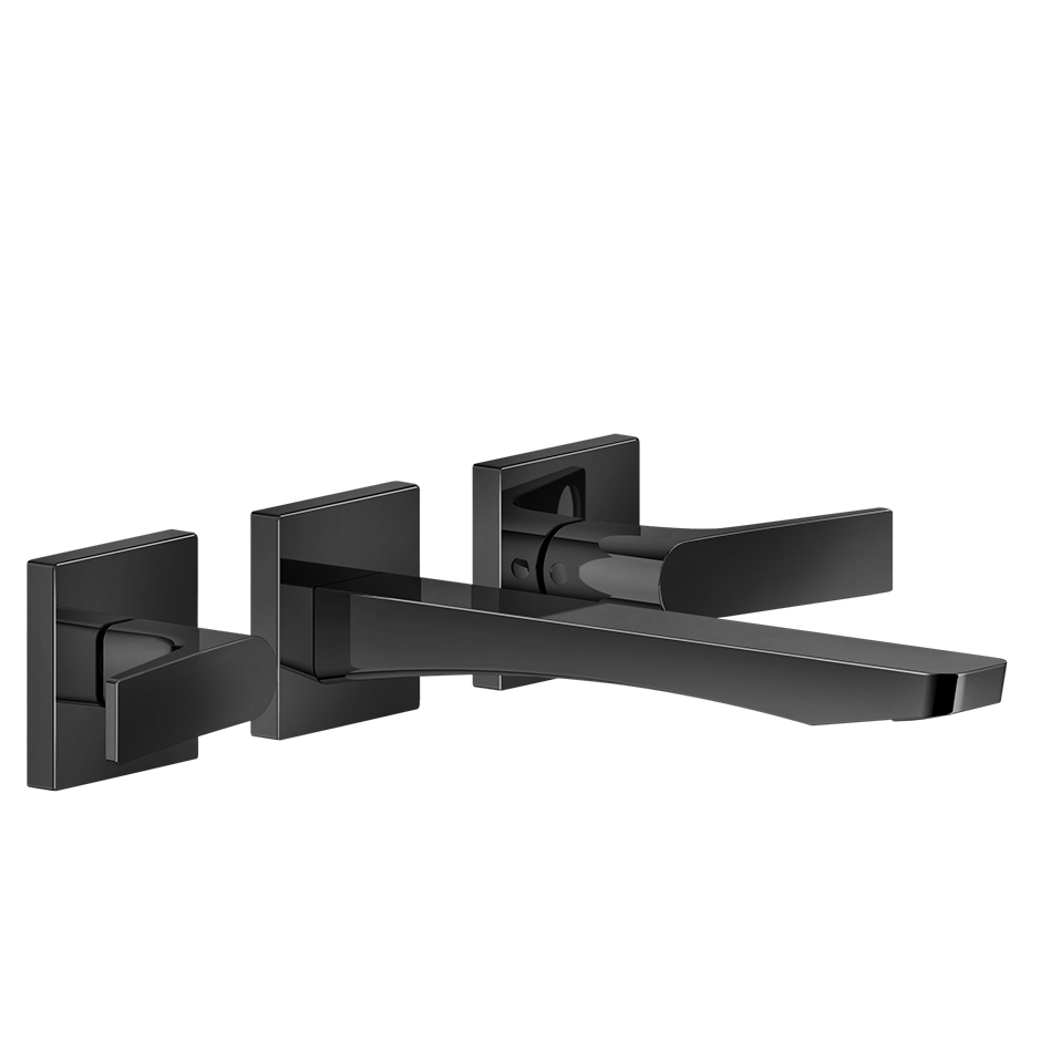 Rilievo Bathroom Faucet Trim - 59090 Bathroom Accessories GESSI Black Metal PVD