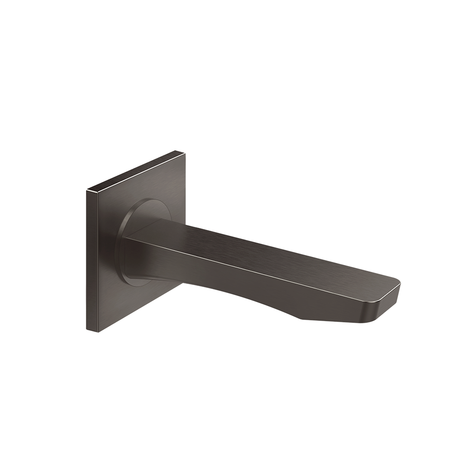 Rilievo Wall-Mounted Spout - 59103 Bathroom Accessories GESSI Black Metal Brushed PVD