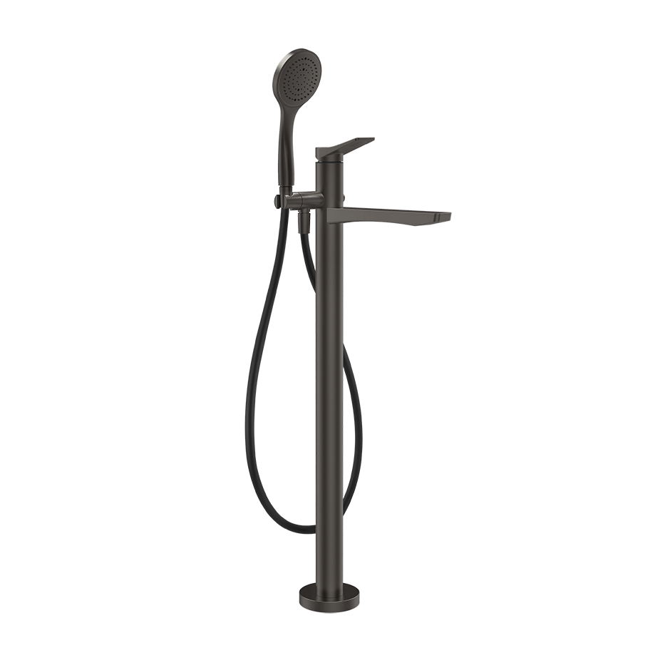 Rilievo Bath Mixer - 59131 Bathroom Accessories GESSI Black Metal Brushed PVD