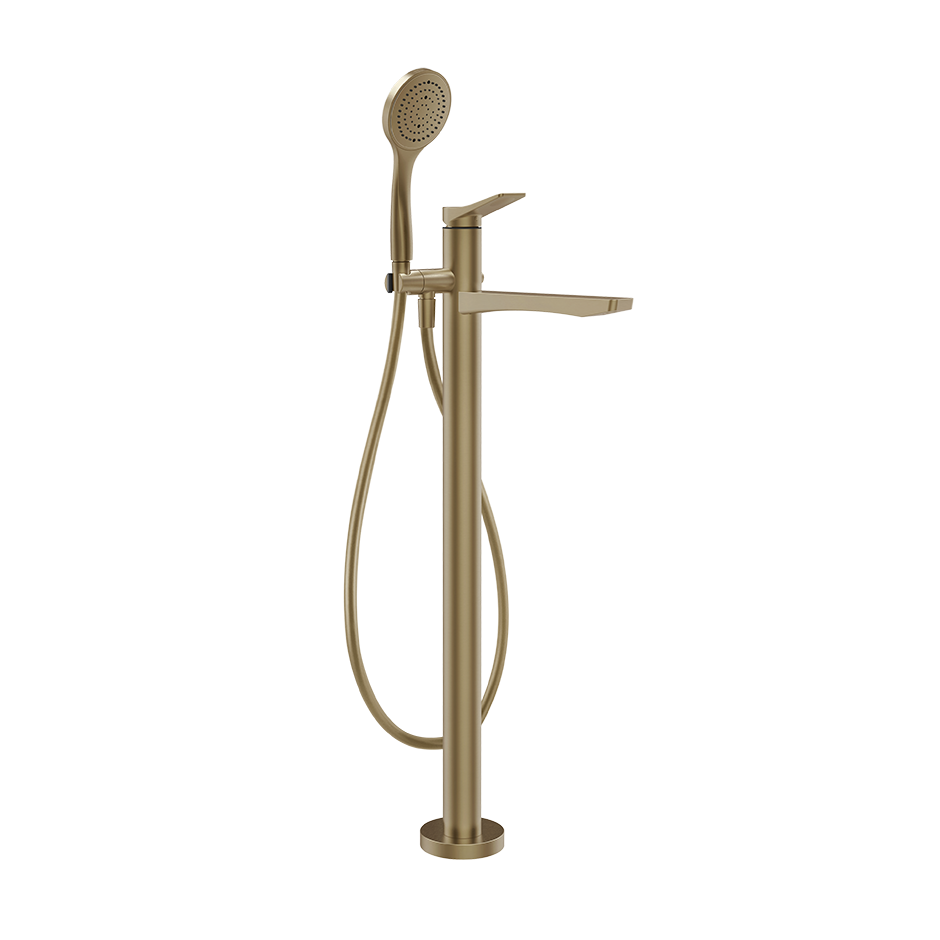 Rilievo Bath Mixer - 59131 Bathroom Accessories GESSI Warm Bronze Brushed PVD