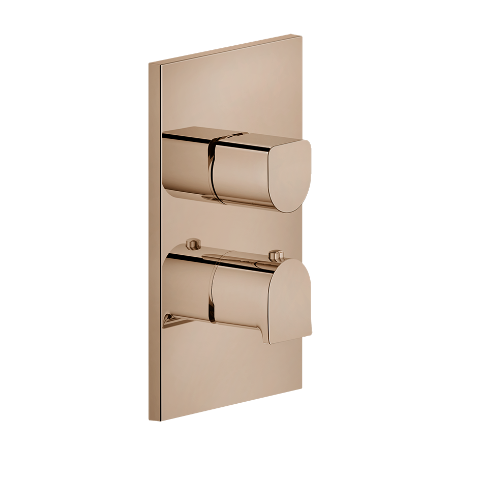 Rilievo Thermostatic Mixer - 59134 Bathroom Accessories GESSI Copper PVD