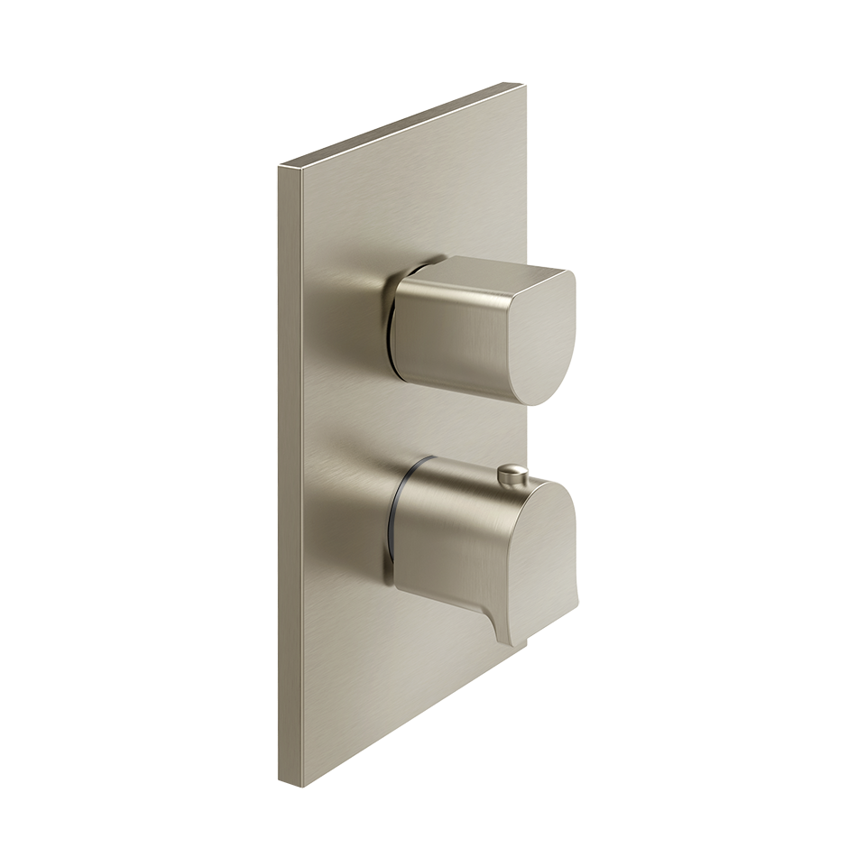 Rilievo Thermostatic Mixer - 59136 Bathroom Accessories GESSI Finox Brushed Nickel