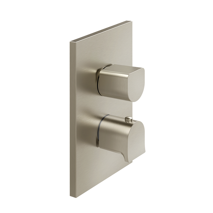 Rilievo Thermostatic Mixer - 59136 Bathroom Accessories GESSI Finox Brushed Nickel