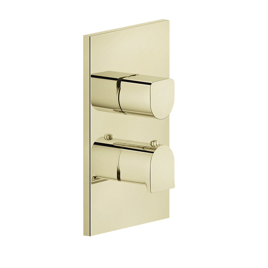 Rilievo Thermostatic Mixer - 59136 Bathroom Accessories GESSI Brass PVD