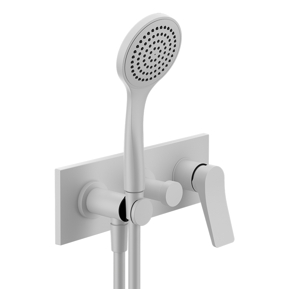 Rilievo Shower Mixer - 59140 Bathroom Accessories GESSI Matte White