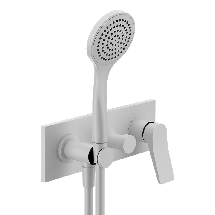 Rilievo Shower Mixer - 59140 Bathroom Accessories GESSI Matte White