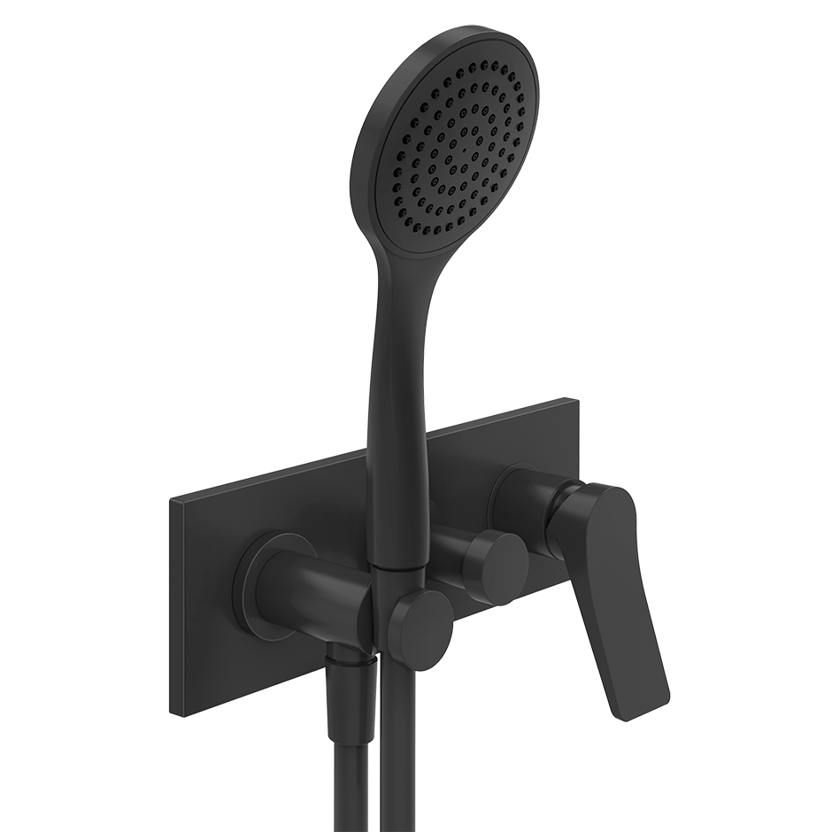 Rilievo External parts for two-way built-in shower mixer with automatic diverter, wate - 59141 Built In Parts GESSI