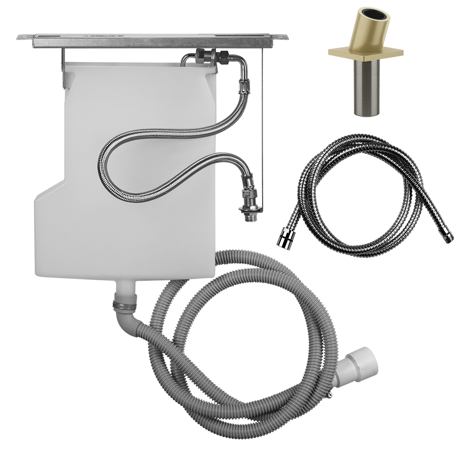 Rilievo Handshower Kit Rough - 59170 Bathroom Accessories GESSI Brass Brushed PVD