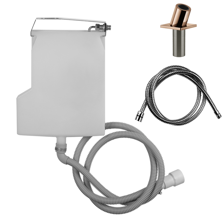 Rilievo Handshower Kit Rough - 59171 Bathroom Accessories GESSI Copper PVD