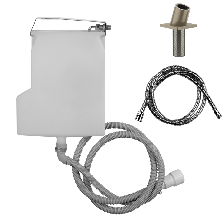 Rilievo Handshower Kit Rough - 59171 Bathroom Accessories GESSI Finox Brushed Nickel