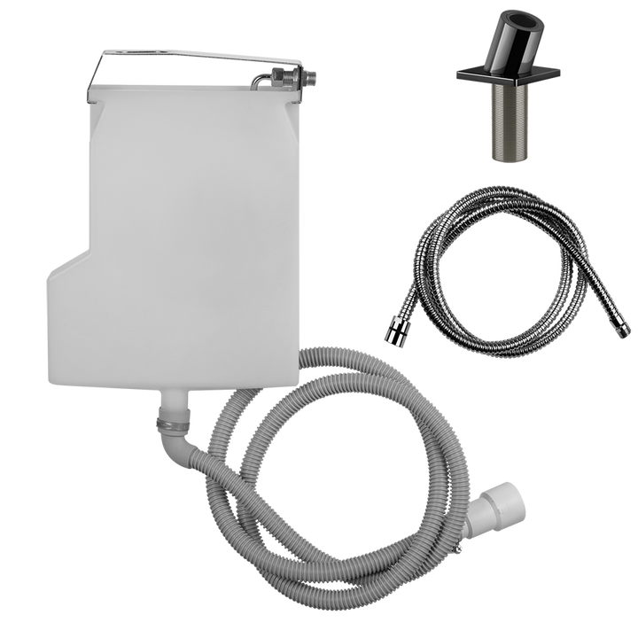 Rilievo Handshower Kit Rough - 59171 Bathroom Accessories GESSI Black Metal PVD