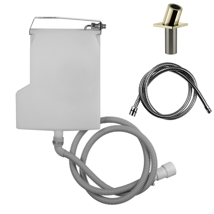 Rilievo Handshower Kit Rough - 59171 Bathroom Accessories GESSI Brass PVD