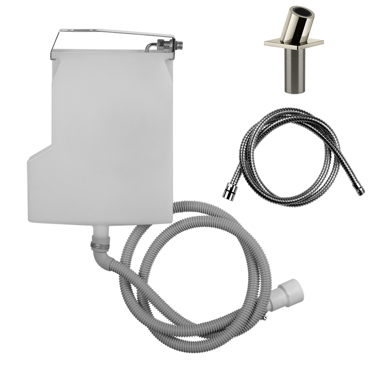 Rilievo Handshower Kit Rough - 59171 Bathroom Accessories GESSI Nickel PVD