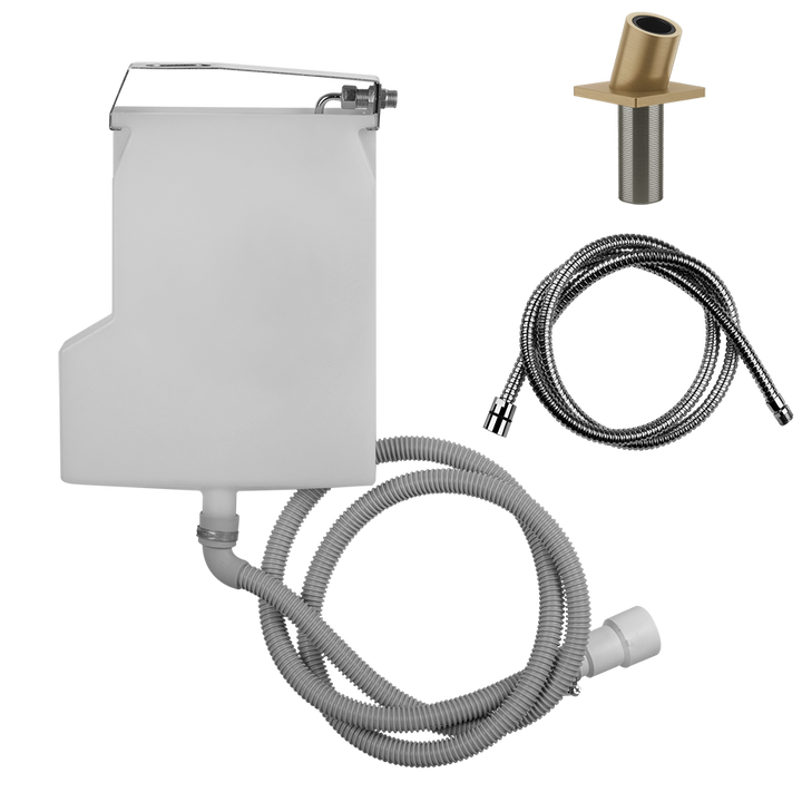 Rilievo Handshower Kit Rough - 59171 Bathroom Accessories GESSI Warm Bronze Brushed PVD