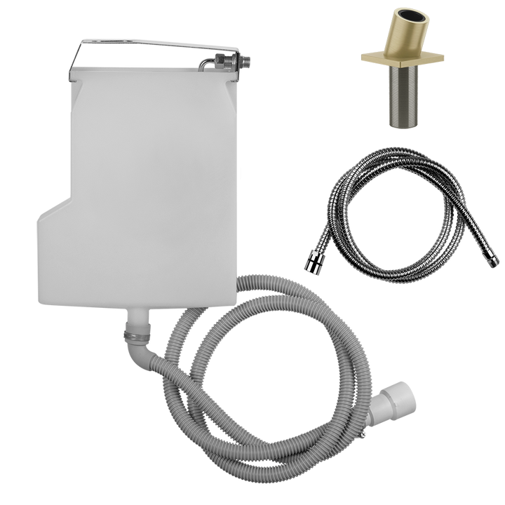 Rilievo Handshower Kit Rough - 59171 Bathroom Accessories GESSI Brass Brushed PVD