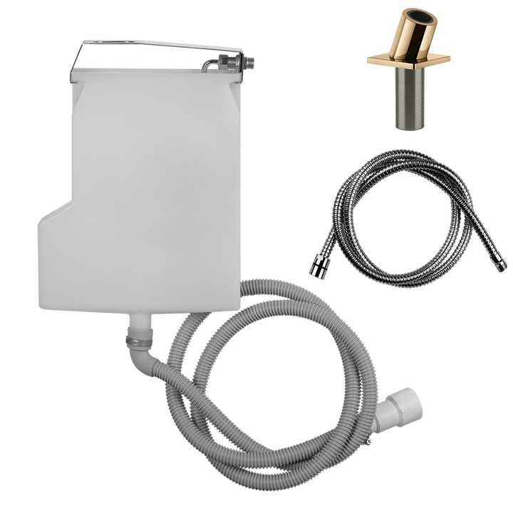 Rilievo Handshower Kit Rough - 59171 Bathroom Accessories GESSI Warm Bronze PVD