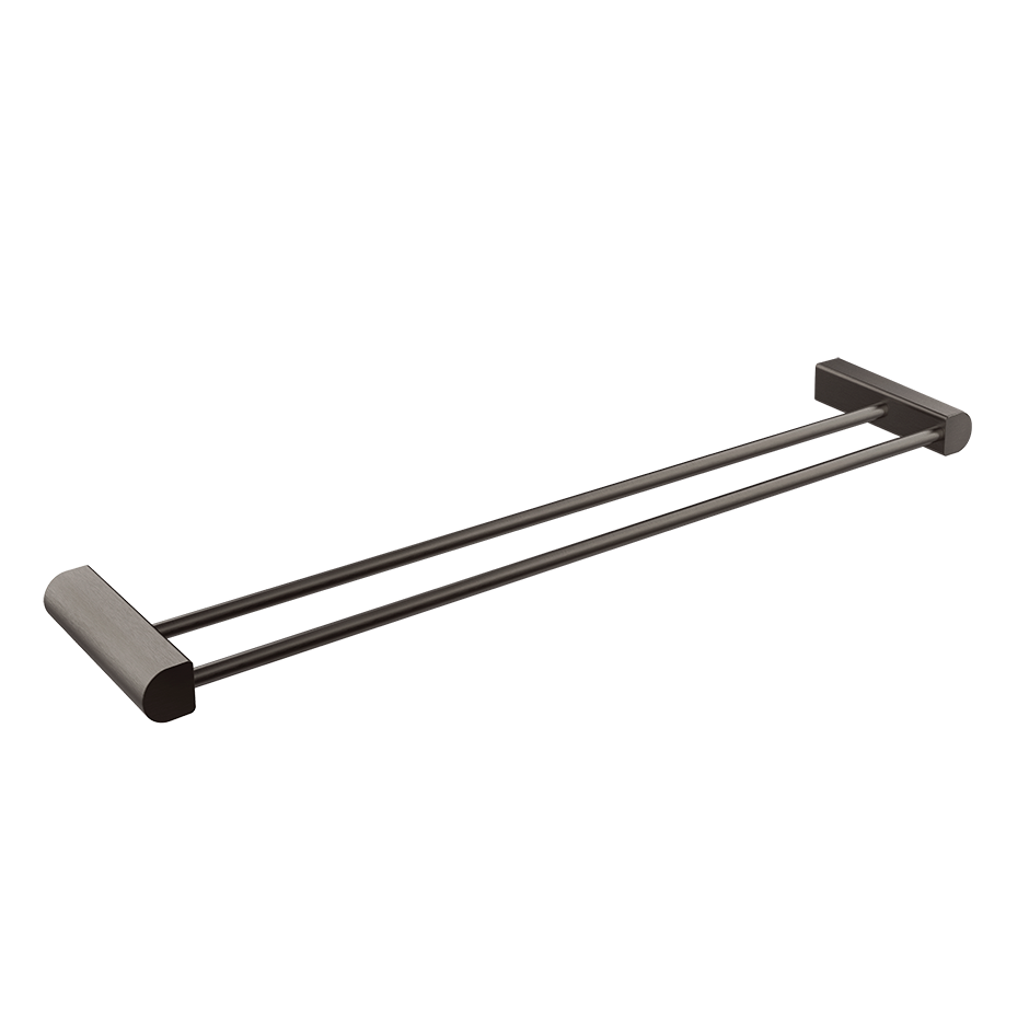 Rilievo Towel Rail - 59405 Bathroom Accessories GESSI Black Metal Brushed PVD