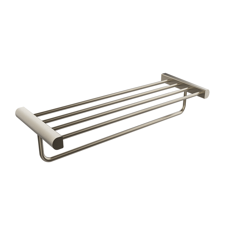 Rilievo Shelf With Towel Holder - 59407 Bathroom Accessories GESSI Finox Brushed Nickel
