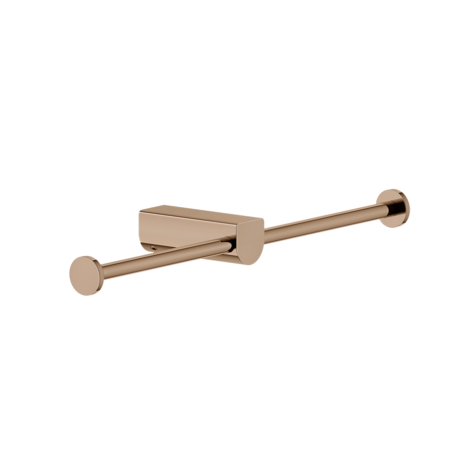 Rilievo Double Tissue Holder - 59415 Bathroom Accessories GESSI Copper PVD