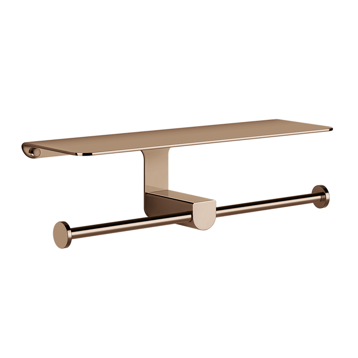 Rilievo Double Tissue Holder With Cover - 59450 Bathroom Accessories GESSI