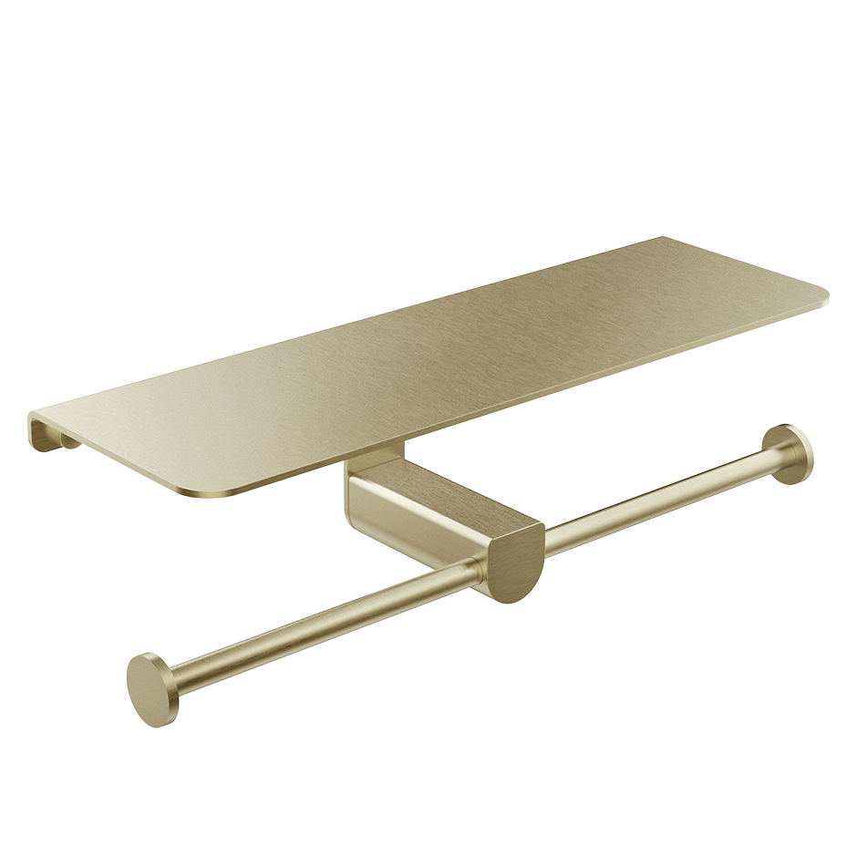 Rilievo Double Tissue Holder With Cover - 59450 Bathroom Accessories GESSI