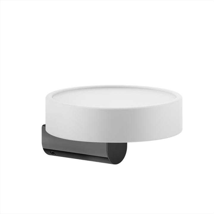 Rilievo Soap Holder - 59501 Bathroom Accessories GESSI Black Metal PVD