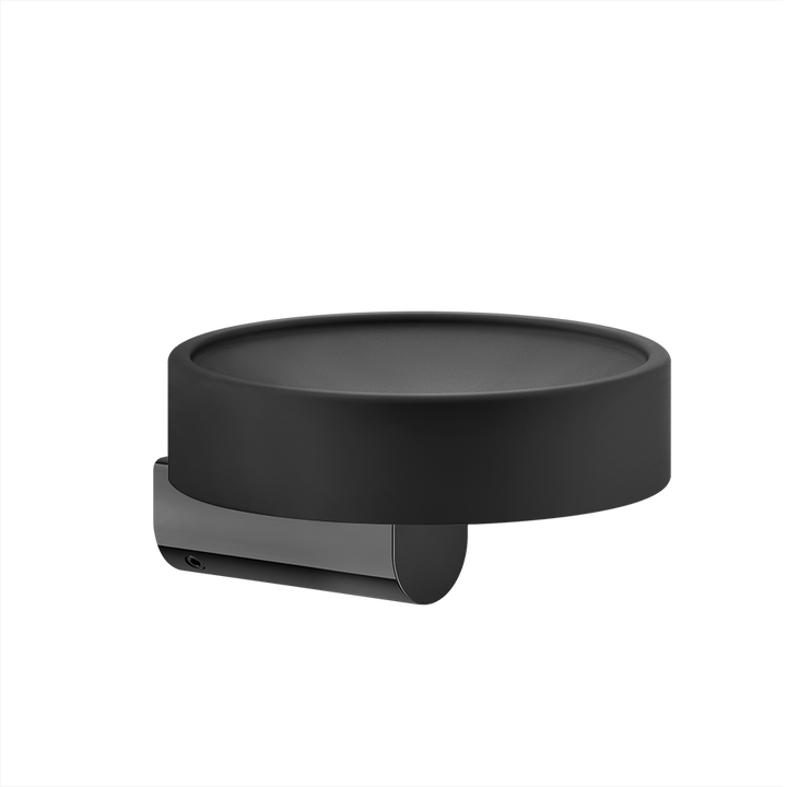 Rilievo Soap Holder - 59502 Bathroom Accessories GESSI Black Metal PVD