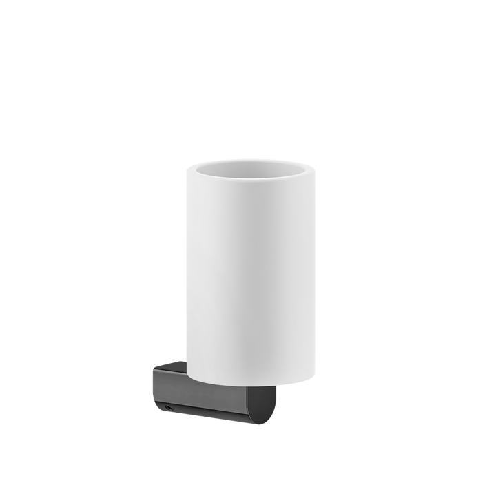 Rilievo Tumbler Holder - 59507 Bathroom Accessories GESSI Black Metal PVD
