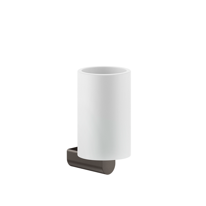 Rilievo Tumbler Holder - 59507 Bathroom Accessories GESSI Black Metal Brushed PVD