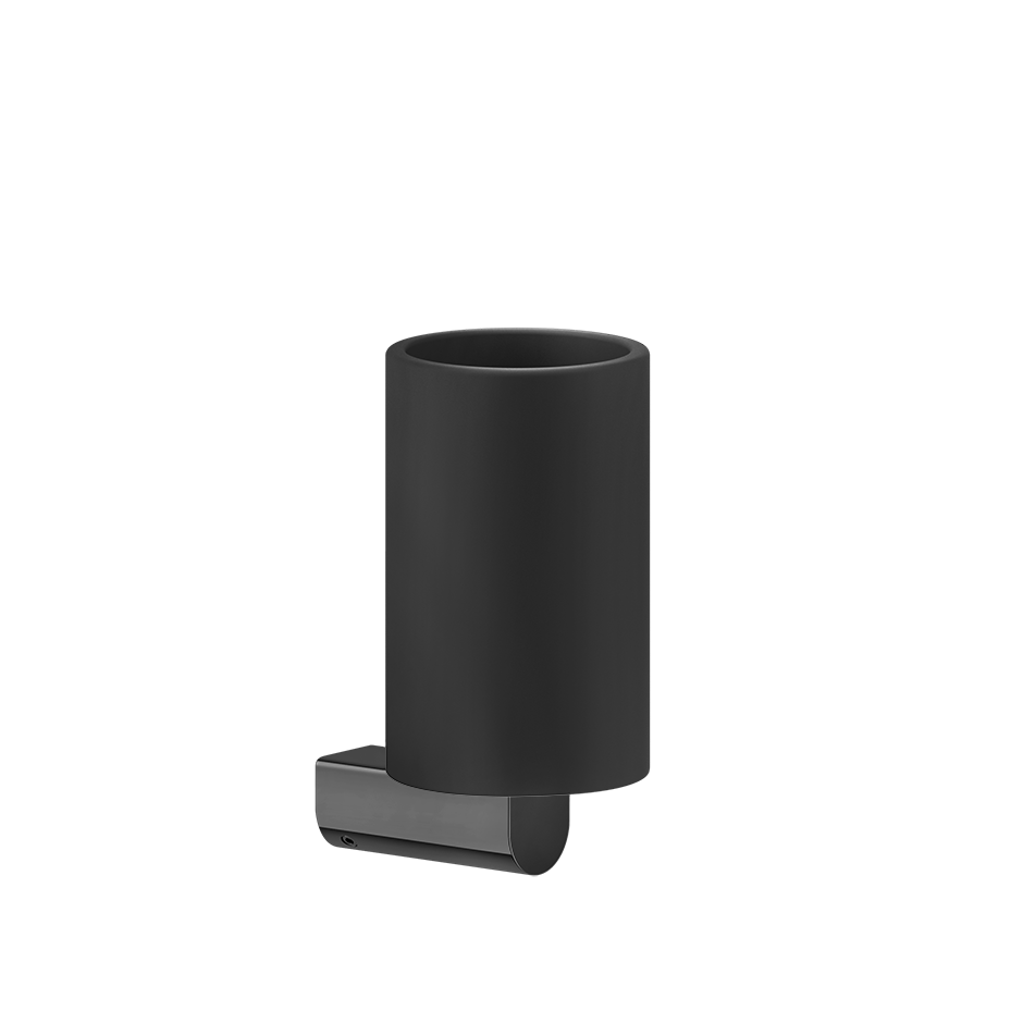 Rilievo Tumbler Holder - 59508 Bathroom Accessories GESSI Black Metal PVD