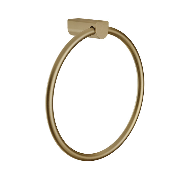 Rilievo Towel Ring - 59509 Bathroom Accessories GESSI Warm Bronze Brushed PVD