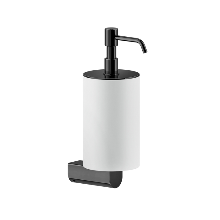 Rilievo Soap Dispenser Holder - 59513 Bathroom Accessories GESSI Black Metal PVD