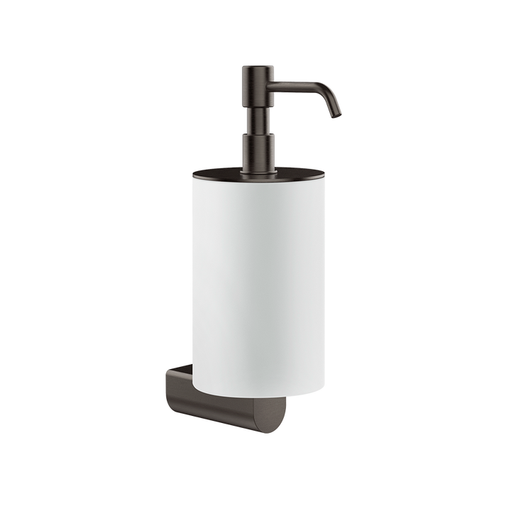 Rilievo Soap Dispenser Holder - 59513 Bathroom Accessories GESSI Black Metal Brushed PVD