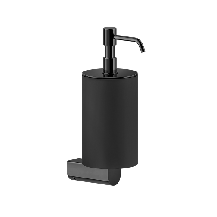 Rilievo Soap Dispenser Holder - 59514 Bathroom Accessories GESSI Black Metal PVD