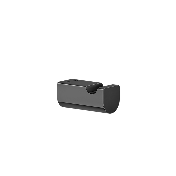Rilievo Garment Hook - 59521 Bathroom Accessories GESSI Black Metal PVD