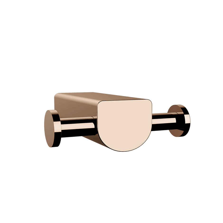 Rilievo Double Garment Hook - 59522 Bathroom Accessories GESSI Copper PVD
