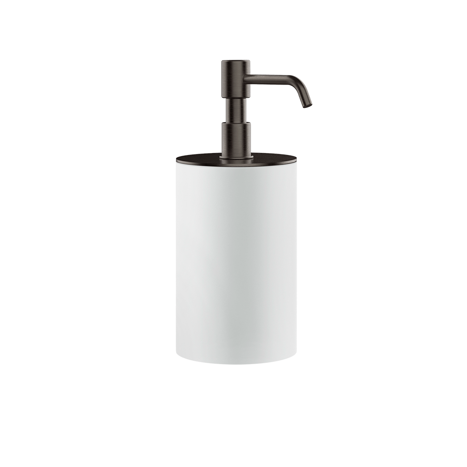 Anello Soap Dispenser - 59537 Bathroom Accessories GESSI Black Metal Brushed PVD