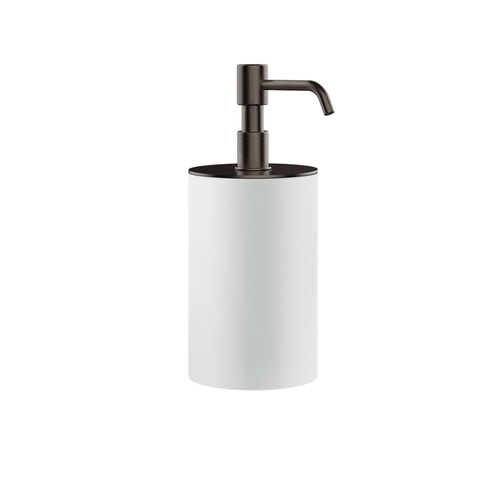 Anello Soap Dispenser - 59537 Bathroom Accessories GESSI Black Metal Brushed PVD