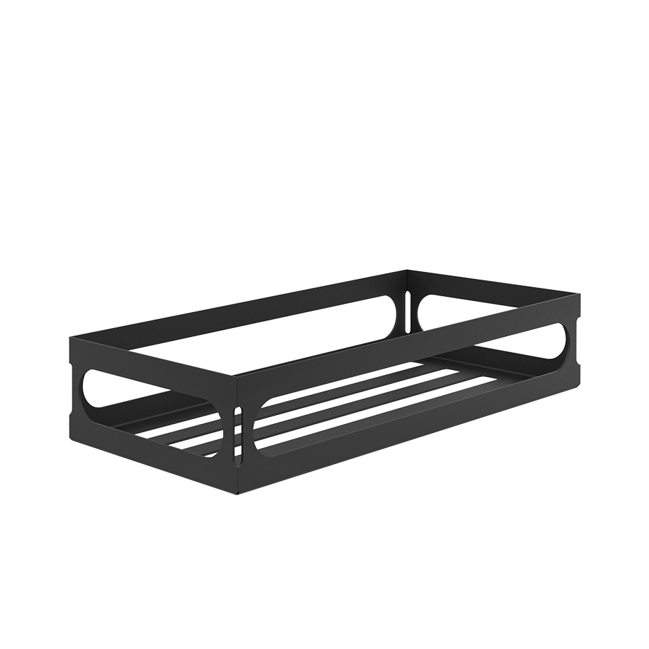 Rilievo Shelf - 59549 Bathroom Accessories GESSI Matte Black