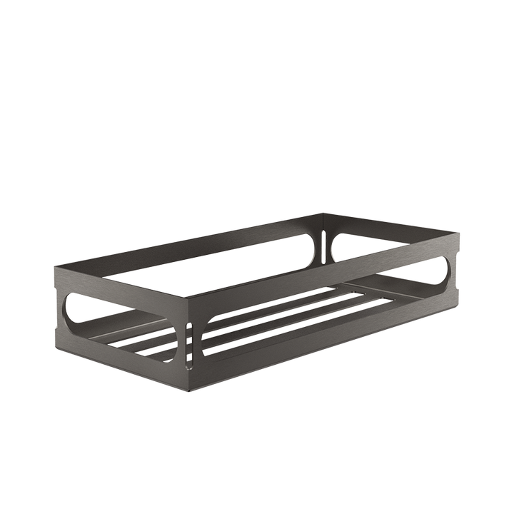Rilievo Shelf - 59549 Bathroom Accessories GESSI Black Metal Brushed PVD